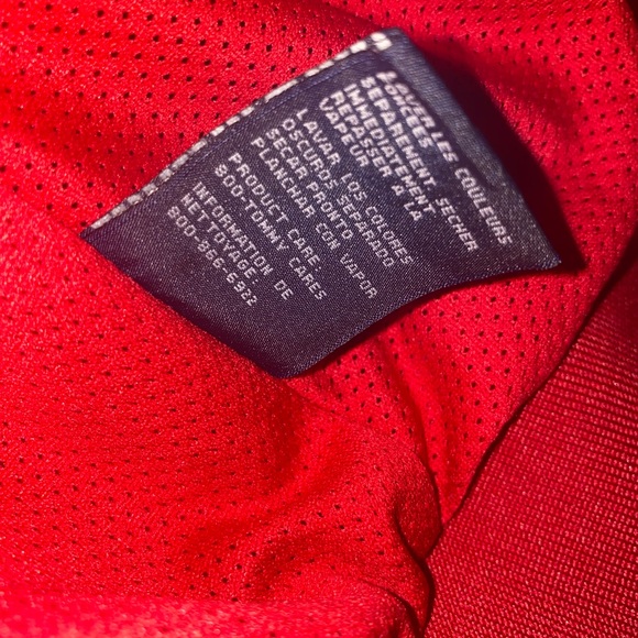 Authentic Tommy Hilfiger Red Bomber Jacket XXL - Excellent Condition - Picture 10 of 10